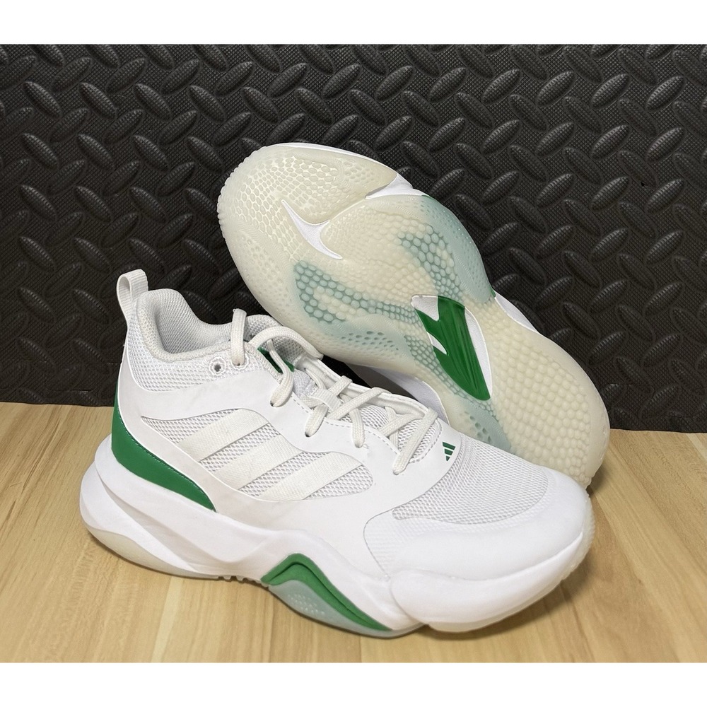 Adidas Mahomes 2 Impact FLX White Green Fairway JH8805 Youth Size 5 Women Size 6